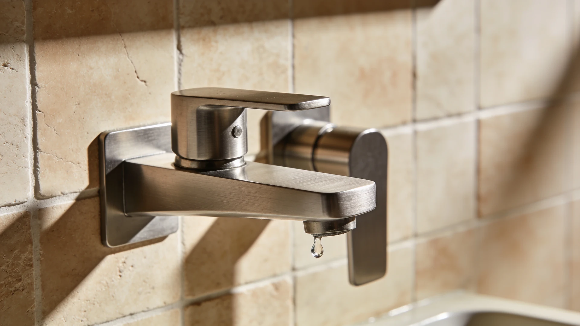 Tapware installed and shown close